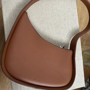 The Row Tan Leather Wristlet🍀🍀